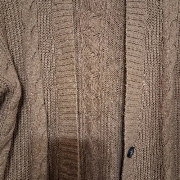 American Eagle Outfitters Brown Cable Knit Cardigan - Picture 2 of 10